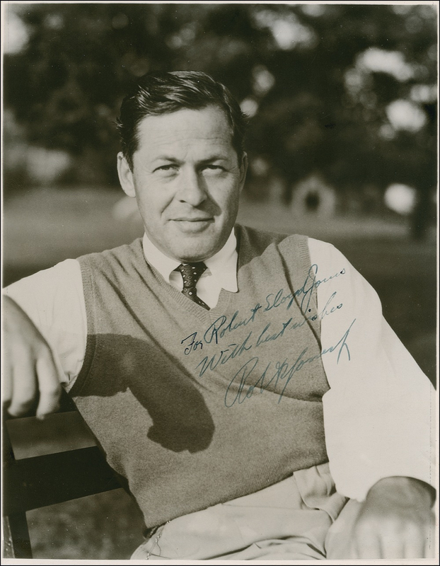 Lot 1503 Bobby Jones: Bobby Jones signs for Bobby Jones