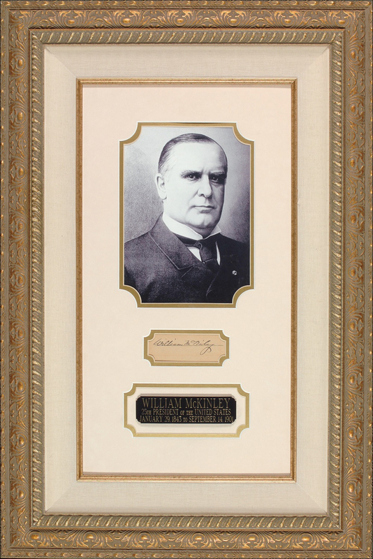 Lot 96 William McKinley Signature