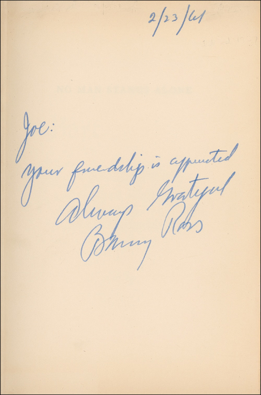 Lot 1557 Barney Ross Book