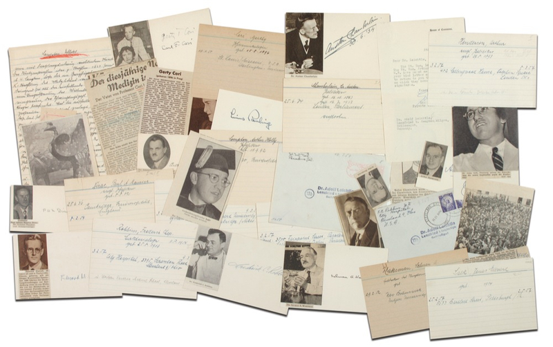 Lot 289 Nobel Prize Winners Group Lot