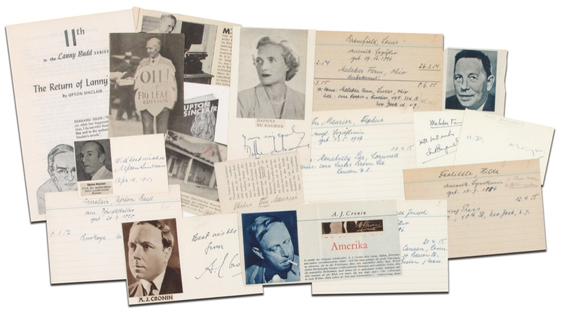 Lot 608 Vintage Authors Group Lot