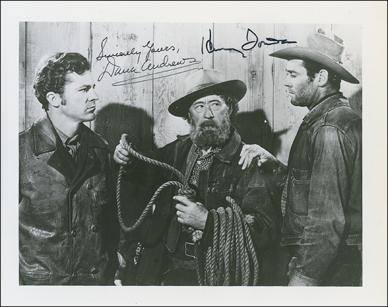 Lot 1083 Henry Fonda and Dana Andrews Signed Photograph