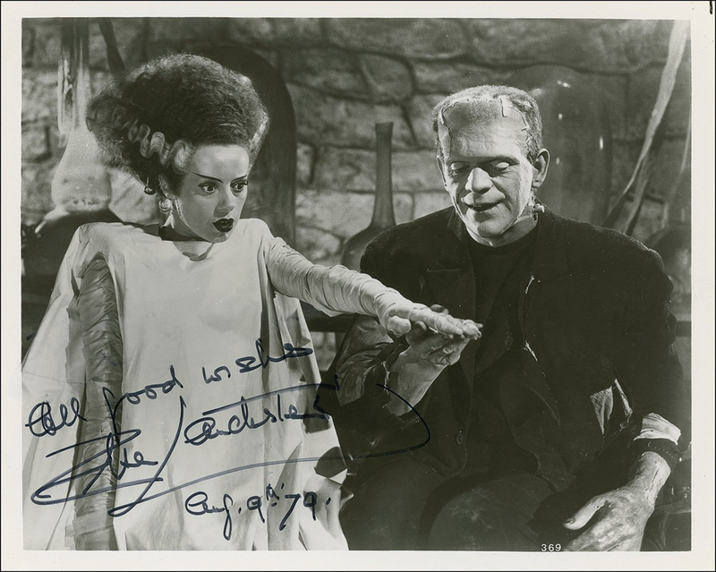 Lot 1183 Elsa Lanchester Signed Photograph