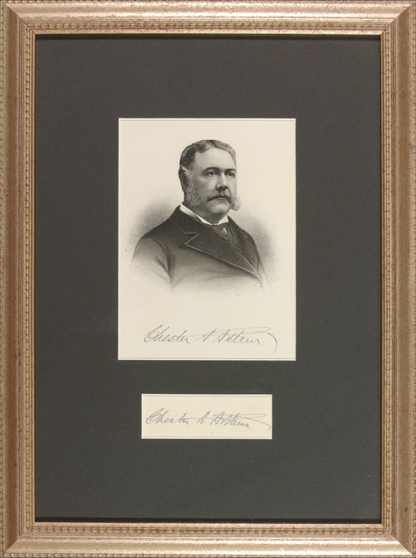 Lot 11 Chester A. Arthur Signature