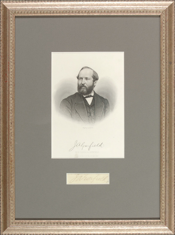 Lot 61 James A. Garfield Signature