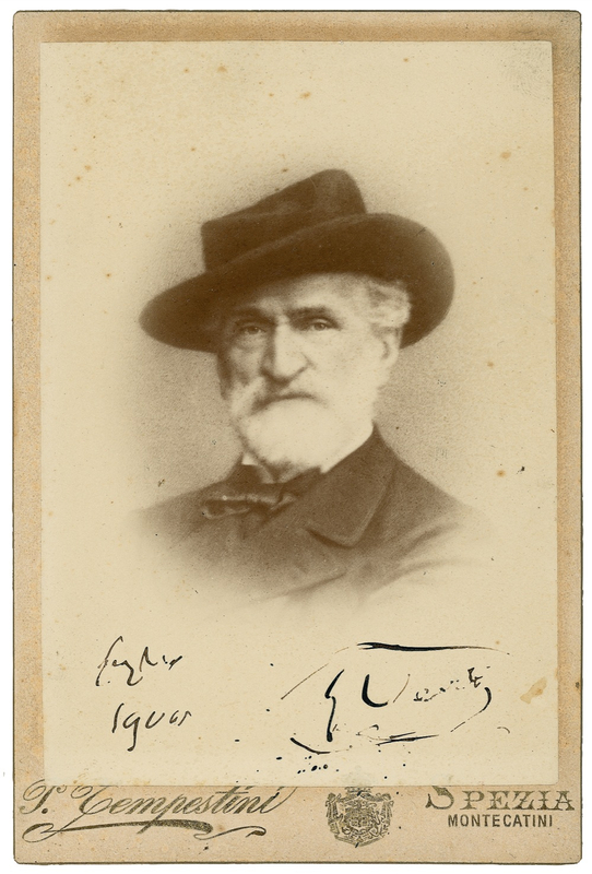 Lot 906 Giuseppe Verdi Signed Photograph