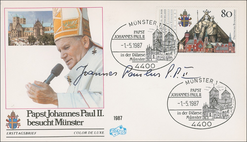 Lot 254 John Paul II Commemorative Cover