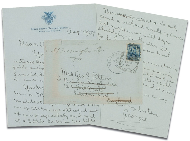 Lot 384 George S. Patton Handwritten Letter Signed