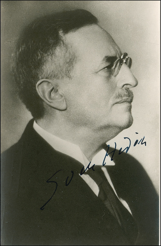 Lot 246 Sven Hedin Signed Photograph