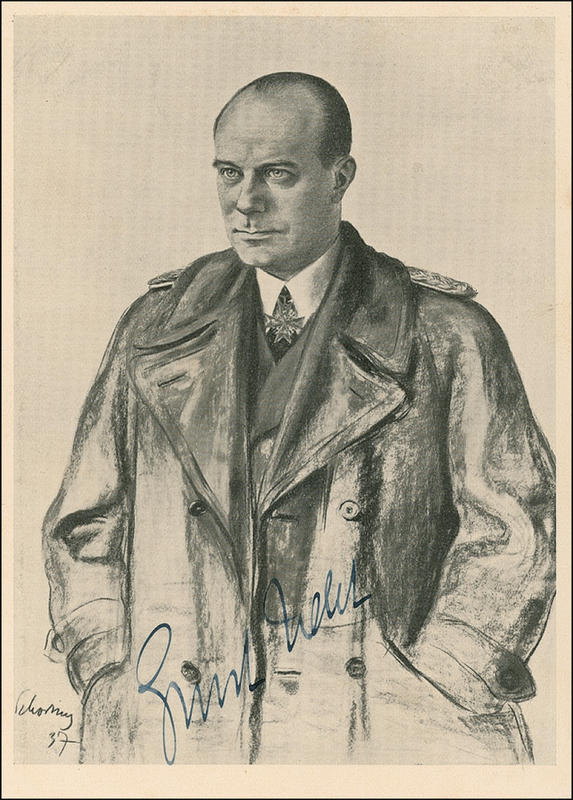 Lot 396 Ernst Udet Signed Photograph