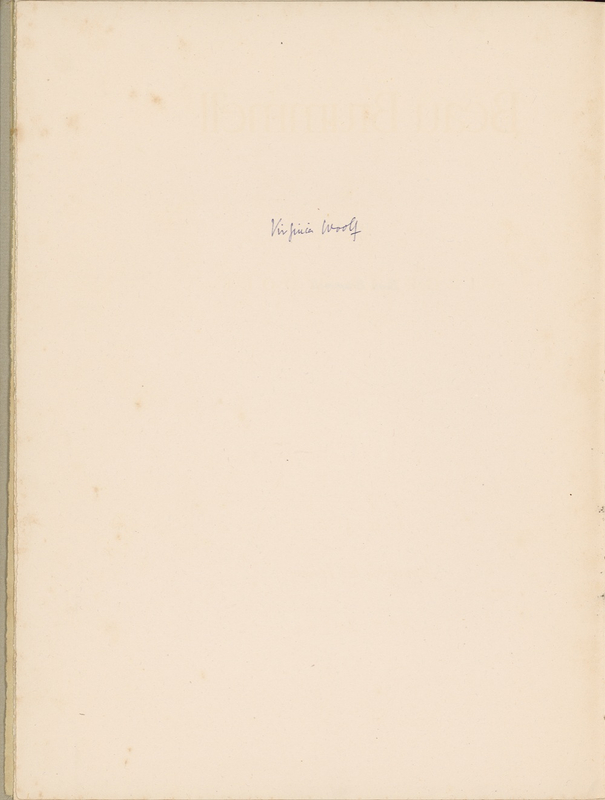 Lot 620 Virginia Woolf Book
