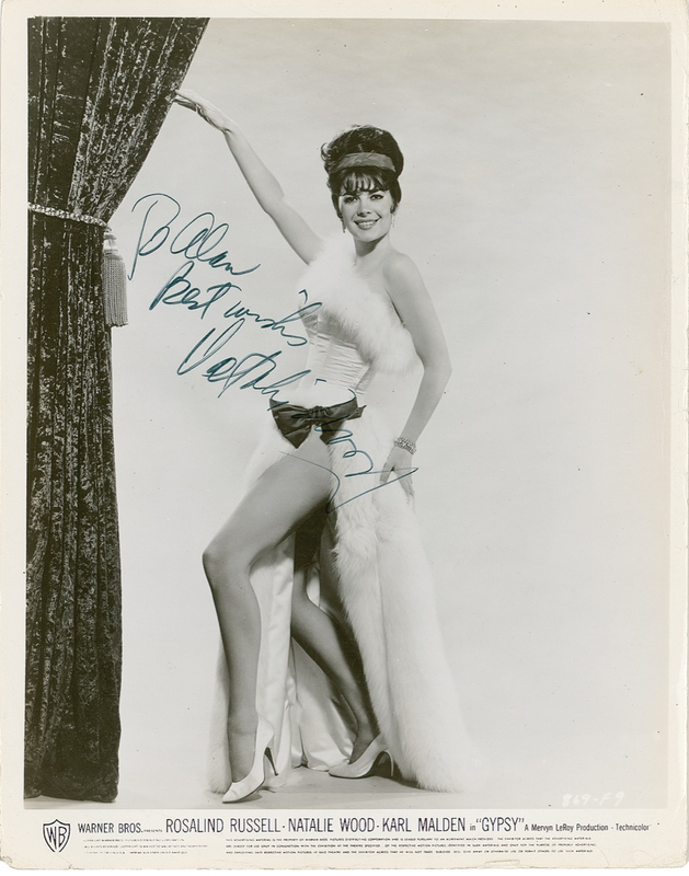 Lot 1409 Natalie Wood Signed Photograph