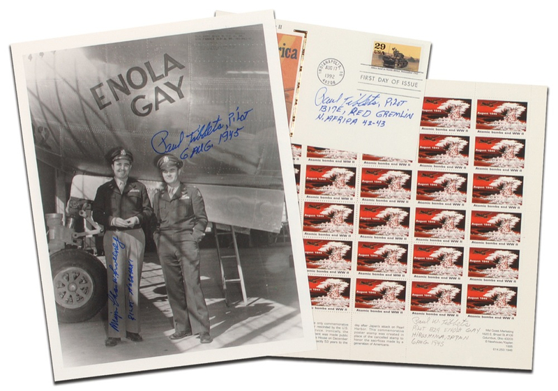 Lot 355 Enola Gay: Paul Tibbets Group Lot