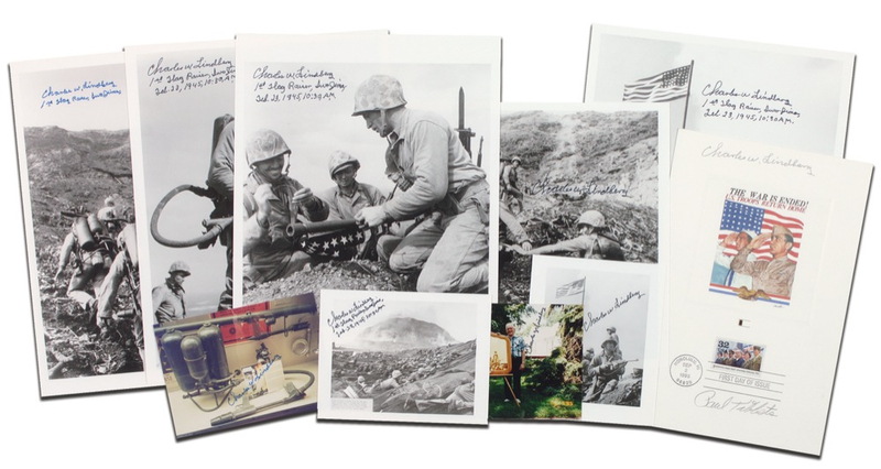 Lot 372 Iwo Jima: Charles Lindberg Group Lot