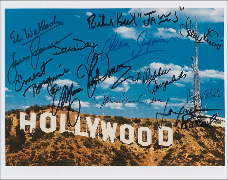 Lot 939 Actors and Actresses Signed Photograph