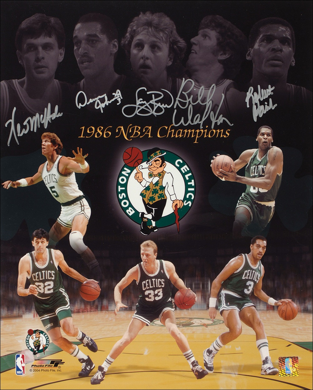 Lot 1443 Boston Celtics Signed Photograph