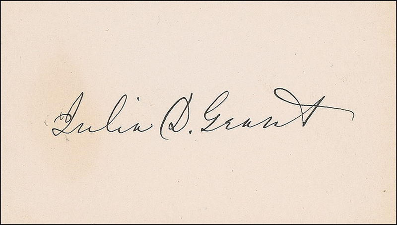 Lot 66 Julia Dent Grant Signature