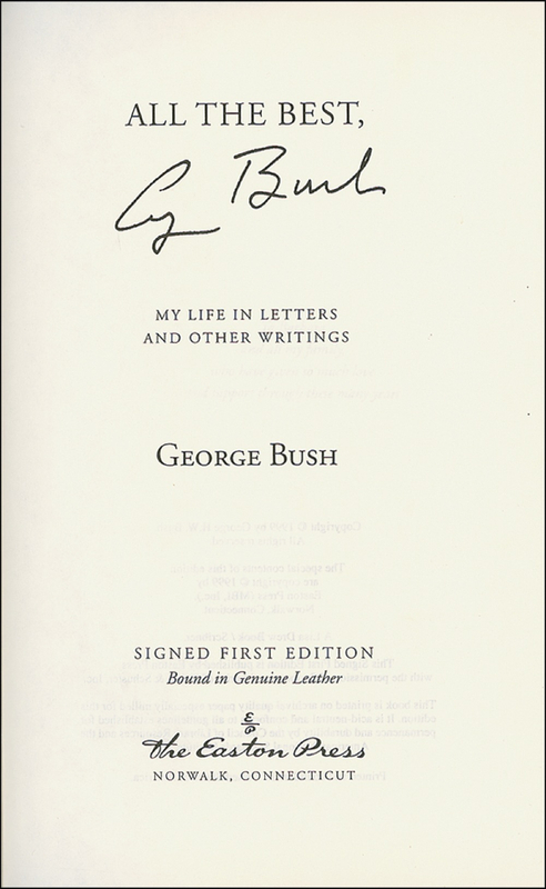 Lot 18 George Bush Book