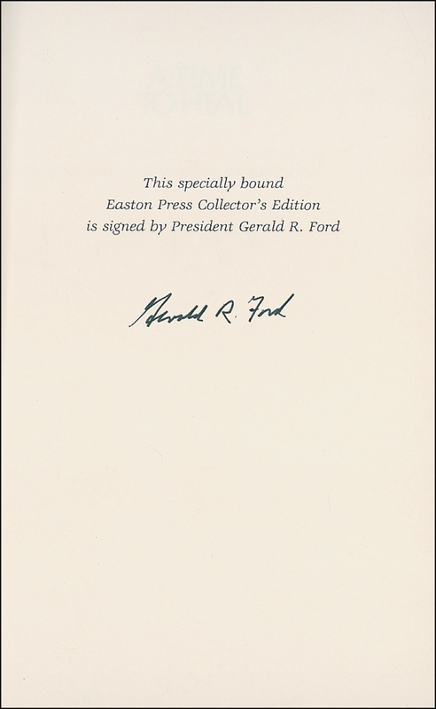 Lot 56 Gerald Ford Book