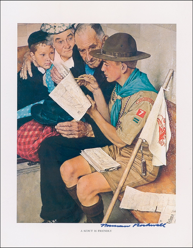 Lot 576 Norman Rockwell Print