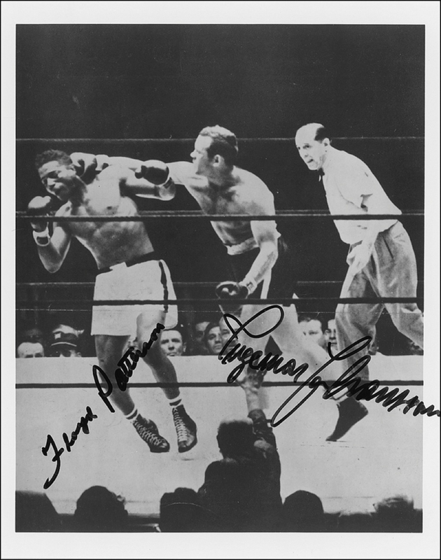 Lot 1538 Floyd Patterson and Ingemar Johansson Signed Photograph