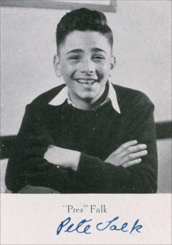 Lot 1077 Peter Falk Yearbook