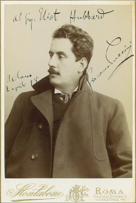 Lot 847 Giacomo Puccini Signed Photograph