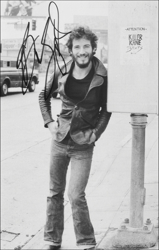 Lot 885 Bruce Springsteen Signed Photograph