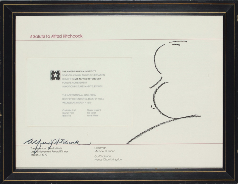 Lot 1141 Alfred Hitchcock Invitation