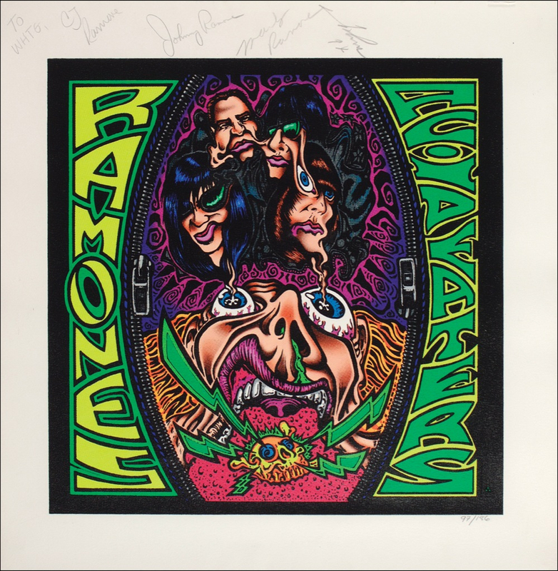 Lot 851 The Ramones Serigraph