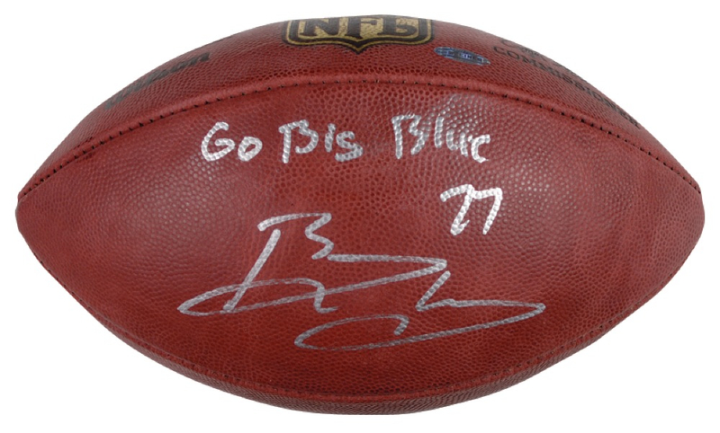 Lot 1500 Brandon Jacobs Football