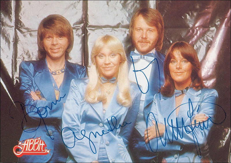 Lot 651 ABBA Signed Photograph