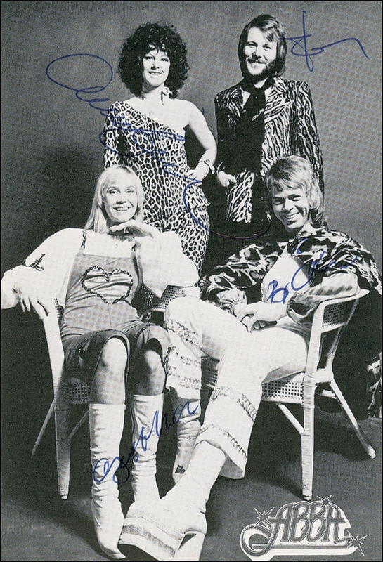 Lot 652 ABBA Signed Photograph