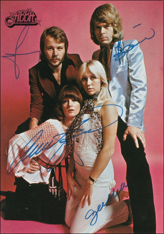 Lot 653 ABBA Signed Photograph