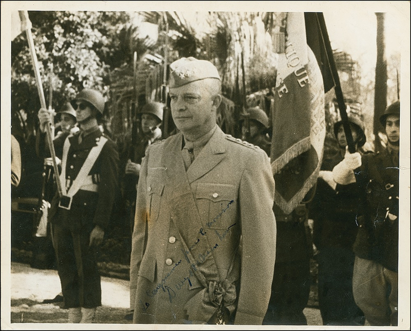Lot 47 Dwight D. Eisenhower Signed Photograph