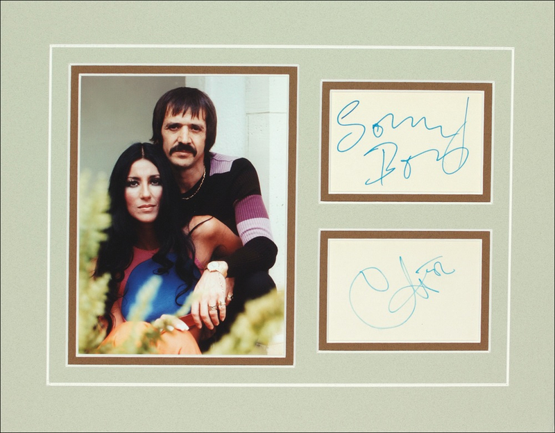 Lot 882 Sonny and Cher Signature