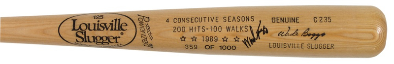 Lot 1441 Wade Boggs Baseball Bat