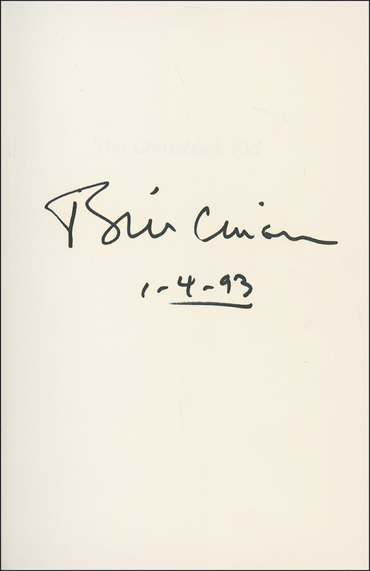 Lot 33 Bill Clinton Book