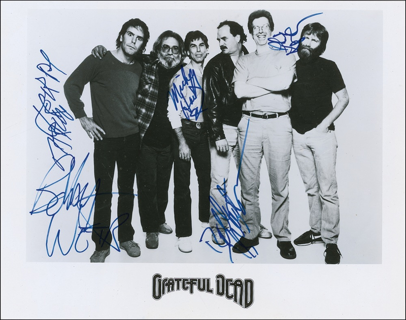 Lot 755 Grateful Dead Signed Photograph