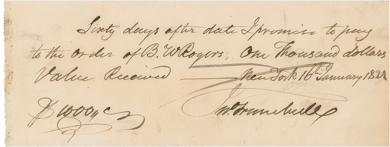 Lot 603 John Trumbull Signed Document