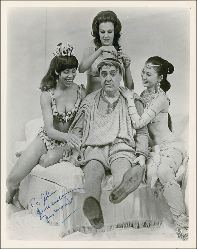 Lot 1241 Zero Mostel Signed Photograph