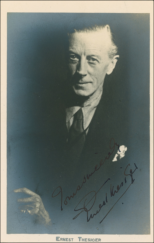 Lot 1368 Ernest Thesiger Signed Photograph