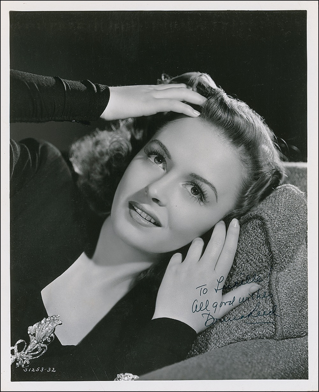 Lot 1292 Donna Reed Signed Photograph