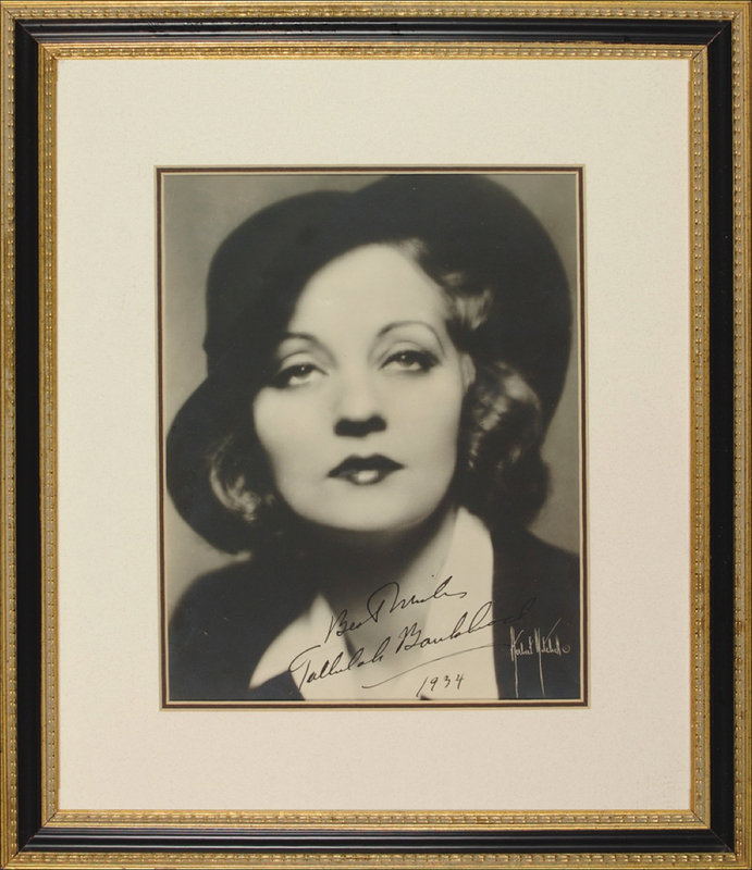 Lot 966 Tallulah Bankhead Signed Photograph