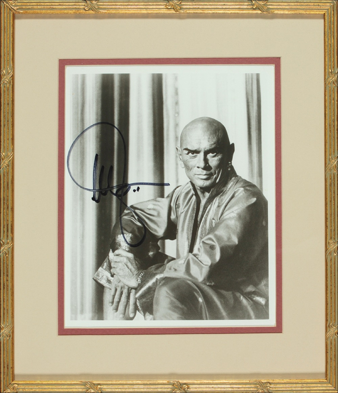 Lot 1004 Yul Brynner Signed Photograph