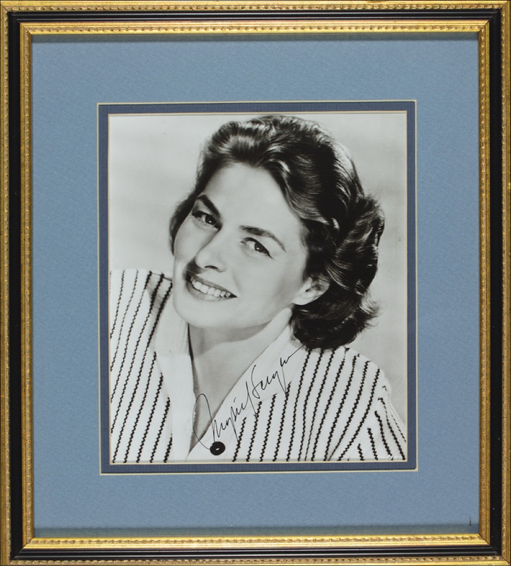 Lot 983 Ingrid Bergman Signed Photograph