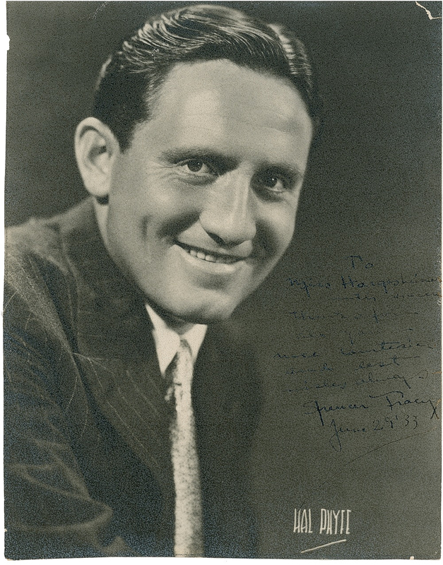 Lot 1378 Spencer Tracy Signed Photograph