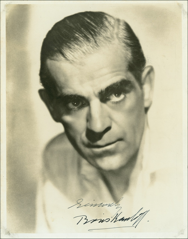 Lot 1159 Boris Karloff Signed Photograph