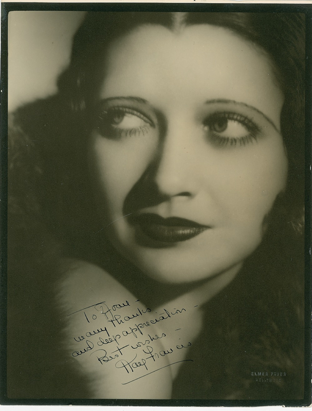 Lot 1091 Kay Francis Signed Photograph