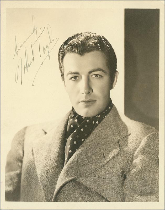 Lot 1362 Robert Taylor Signed Photograph
